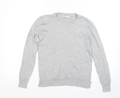 George Womens Grey  Knit Pullover Jumper Size 8