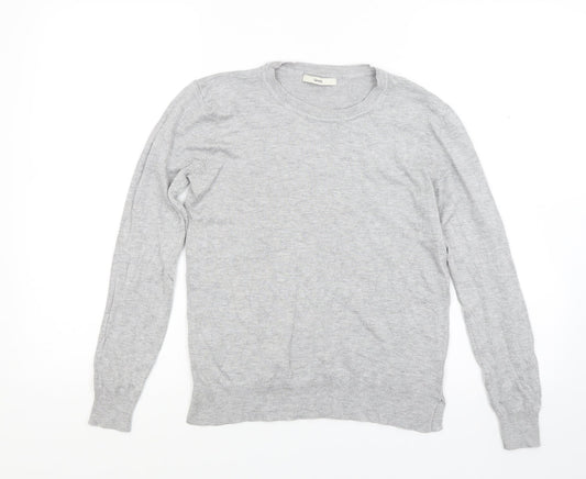 George Womens Grey  Knit Pullover Jumper Size 8