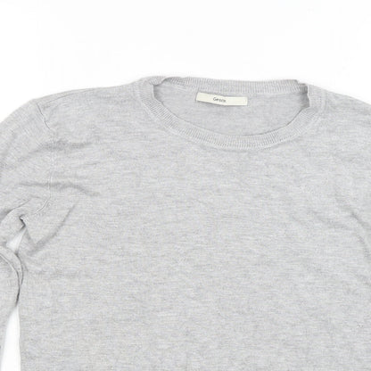 George Womens Grey  Knit Pullover Jumper Size 8