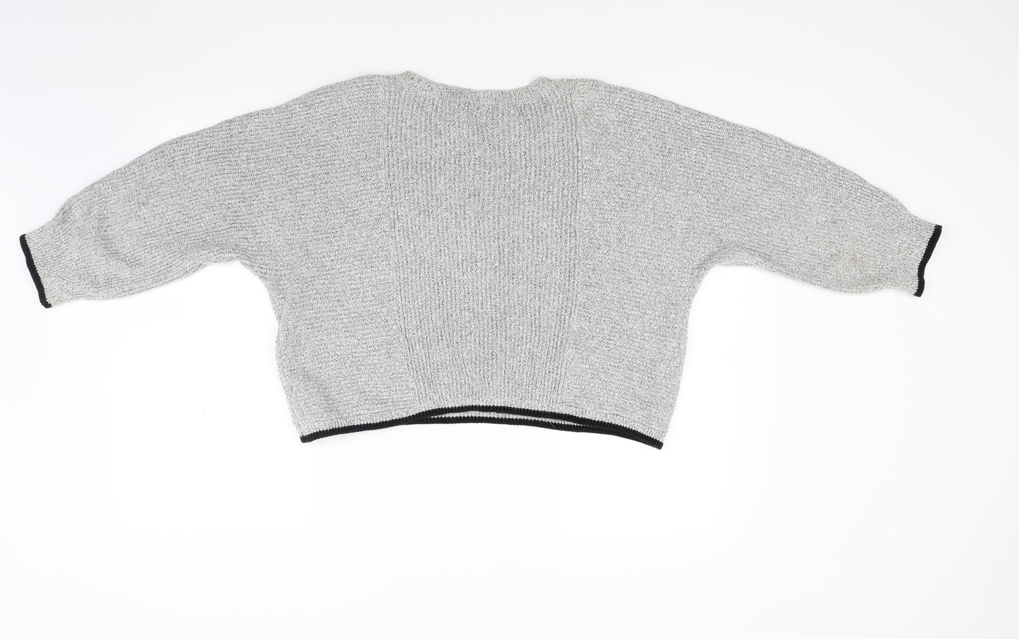 Topshop Womens Grey  Knit Pullover Jumper Size 14