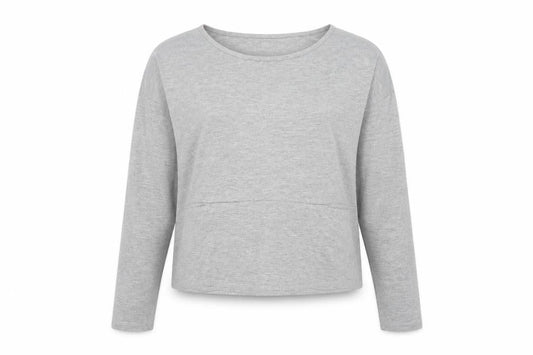 Primark Womens Grey  Jacquard Pullover Sweatshirt Size 14