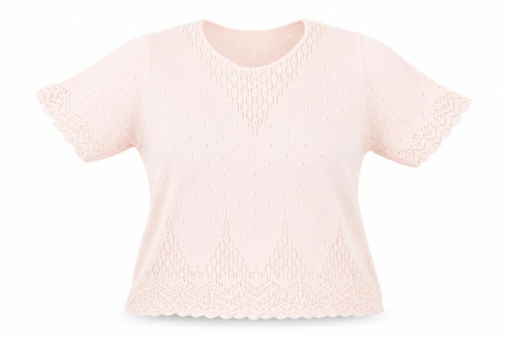 Marks & Spencer Womens Pink   Pullover Jumper Size 16  - Embroidered
