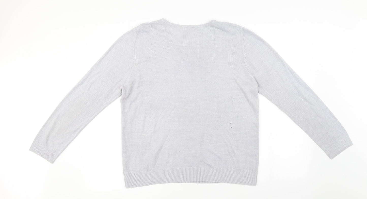 BHS  Womens Grey   Pullover Jumper Size 16