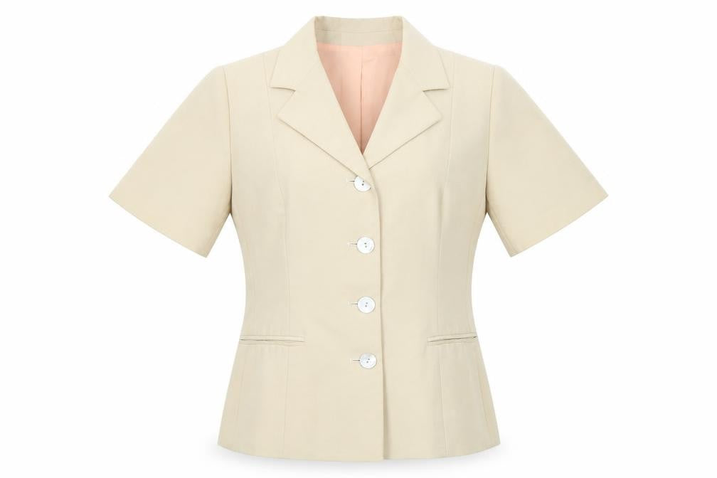 JWF  Womens Beige   Jacket Blazer Size 12