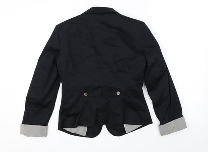H&M  Womens Black   Jacket Blazer Size 6