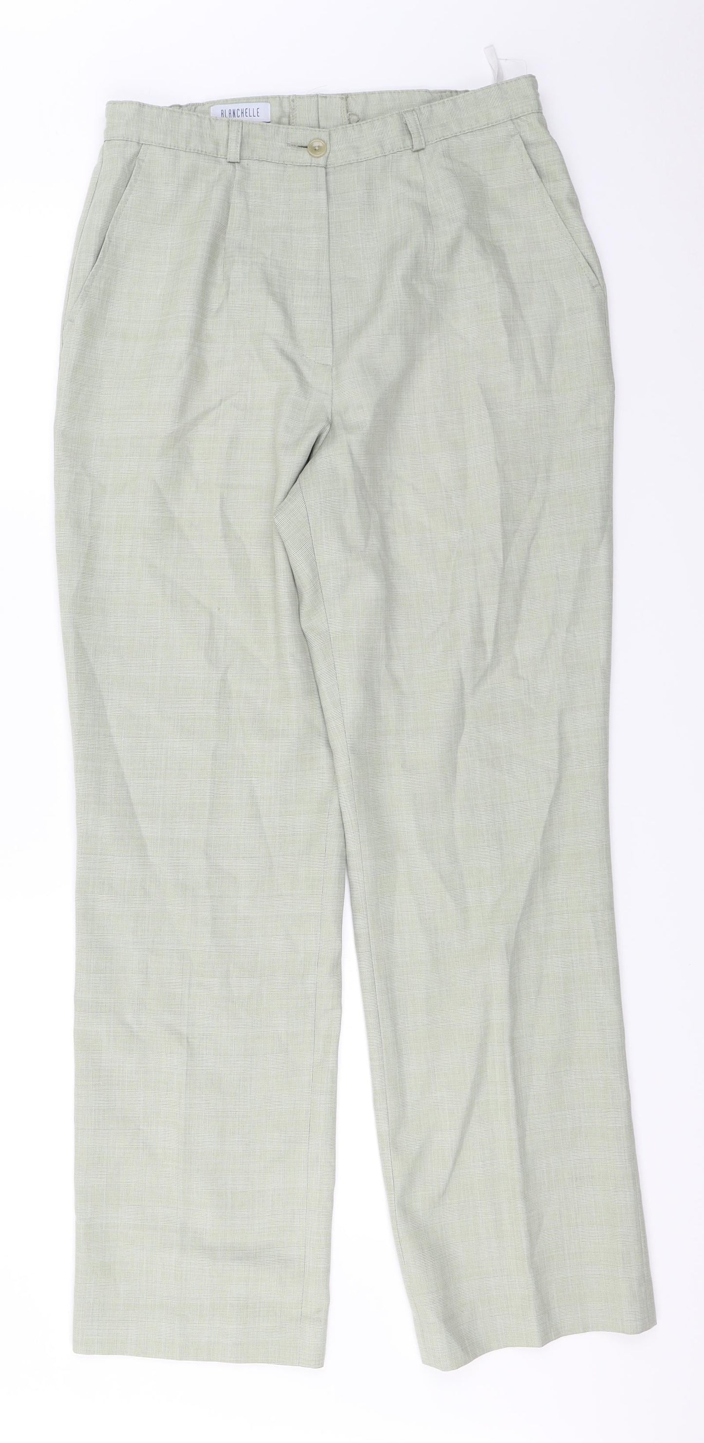 Blanchelle  Womens Green   Trousers  Size 14 L27 in