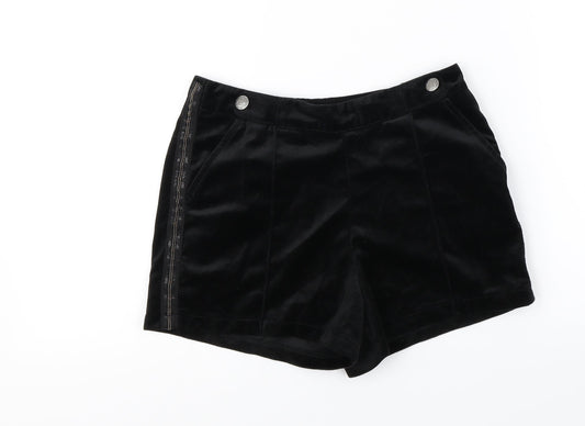 NEXT  Girls Black   Cut-Off Shorts Size 10 Years