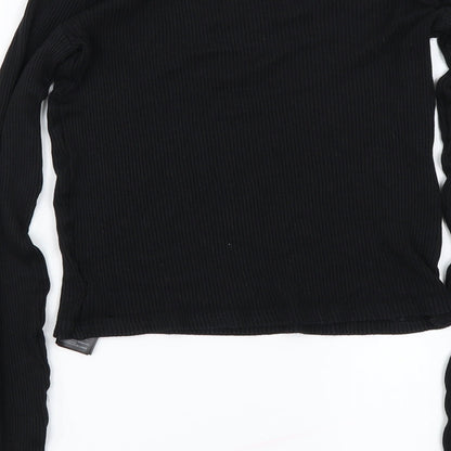 Preloved H&M Womens Black   Pullover Jumper Size 6 - Label