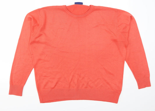 Paoluc Womens Pink   Pullover Jumper Size L