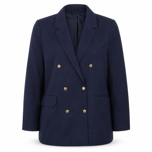 Classic Woman Womens Blue   Jacket Suit Jacket Size 14