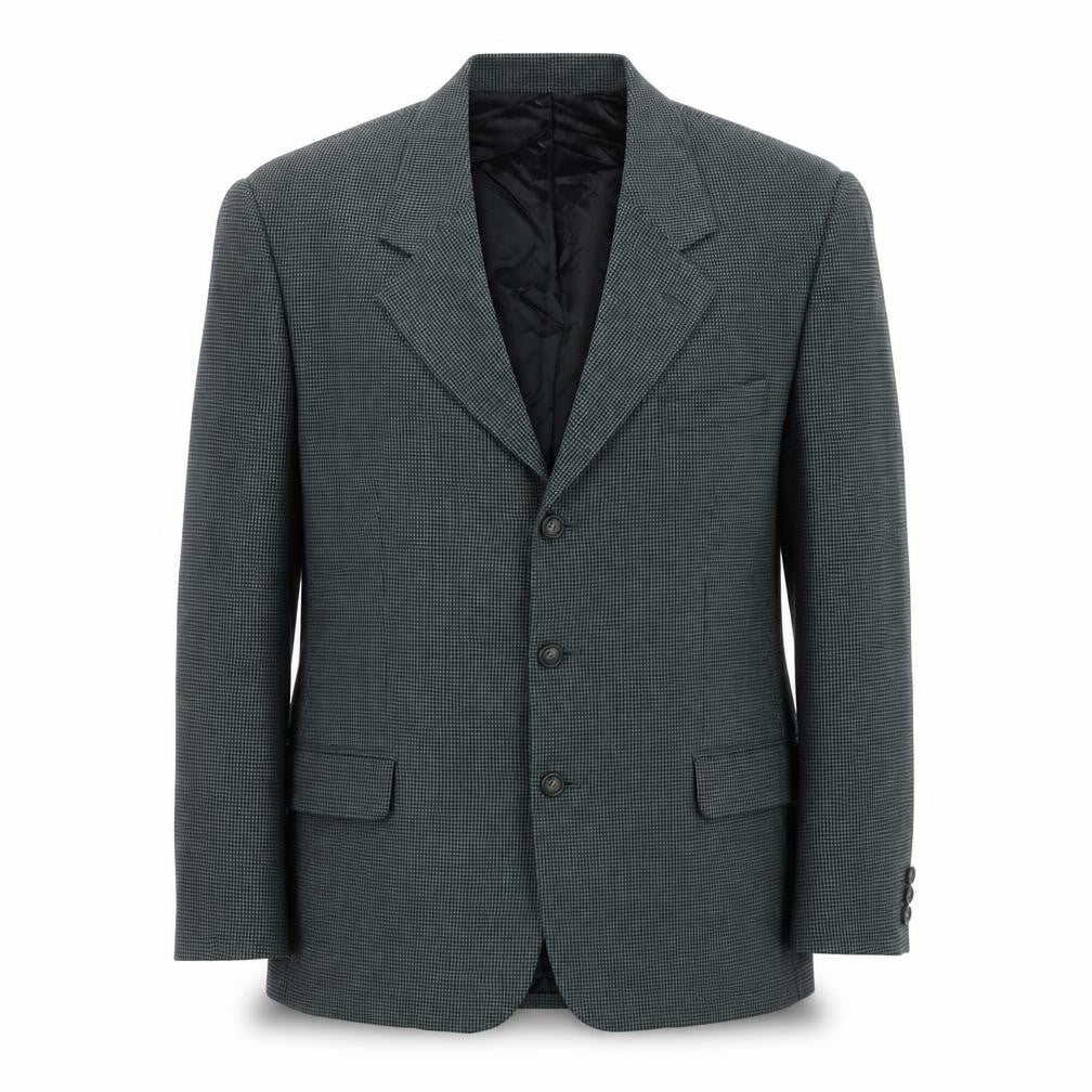 Debenham & Freebody Mens Green Check  Jacket Suit Jacket Size 42