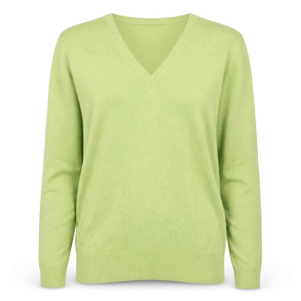 Janique Womens Green   Pullover Jumper Size 14