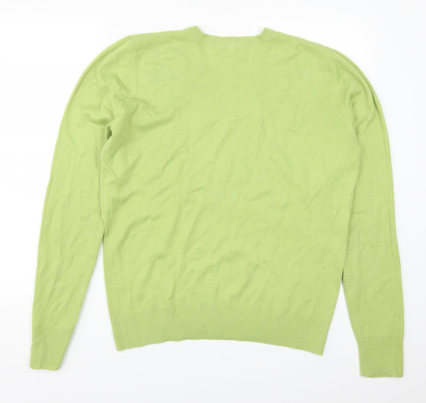 Janique Womens Green   Pullover Jumper Size 14