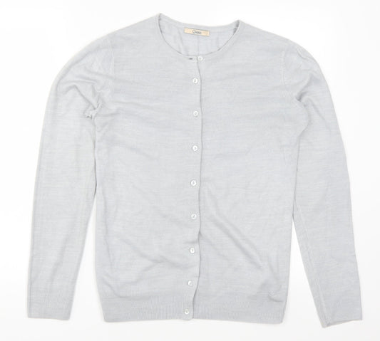 Marks and Spencer Womens Grey   Cardigan Jumper Size 8