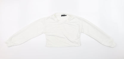 PRETTYLITTLETHING Womens White   Basic T-Shirt Size 12