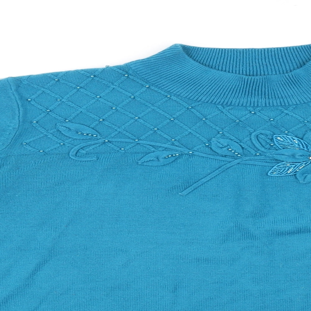 BM Womens Blue   Pullover Jumper Size L