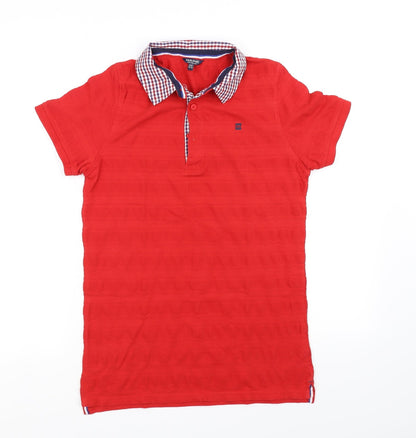 Maine New England Girls Red Basic Polo Size 13-14 Years