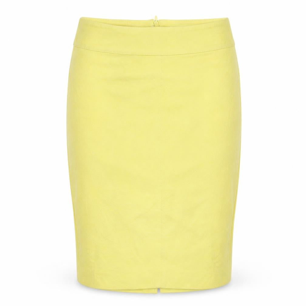 Marella Womens Yellow   Flare Skirt Size 8