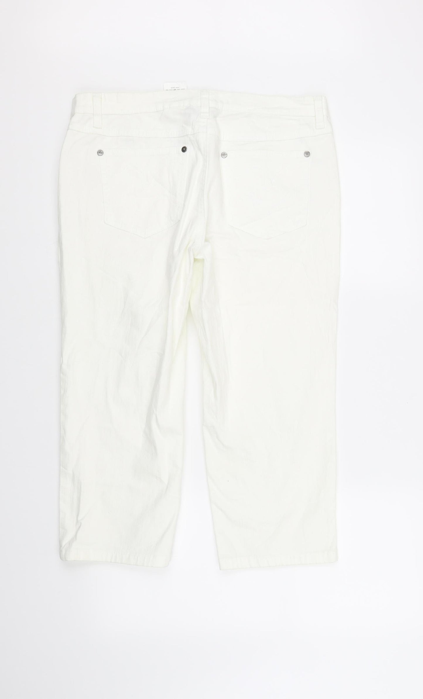 Bpc Womens White   Trousers  Size 12 L23 in
