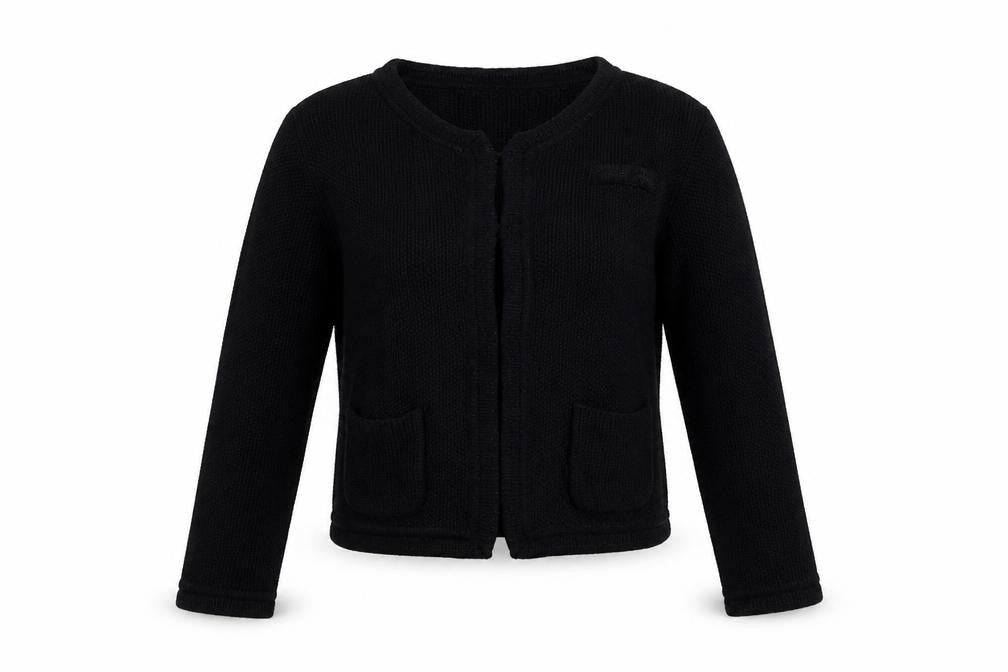 Monoprix Autreton Womens Black  Knit Cardigan Jumper Size S