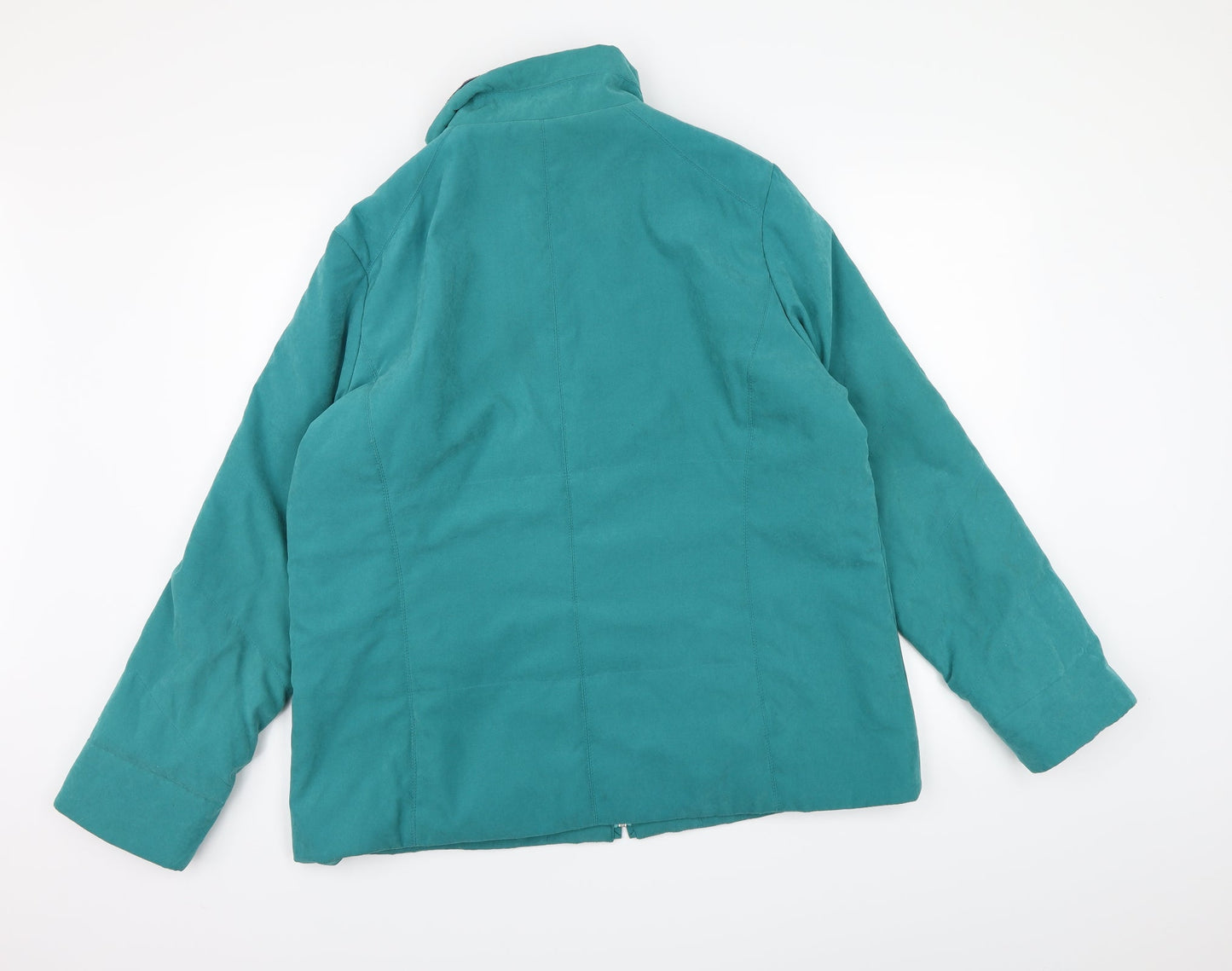 Klass Collection Womens Blue   Overcoat Coat Size L