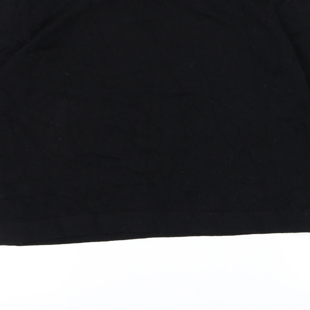 H&M Girls Black  Knit Pullover Jumper Size 14-15 Years