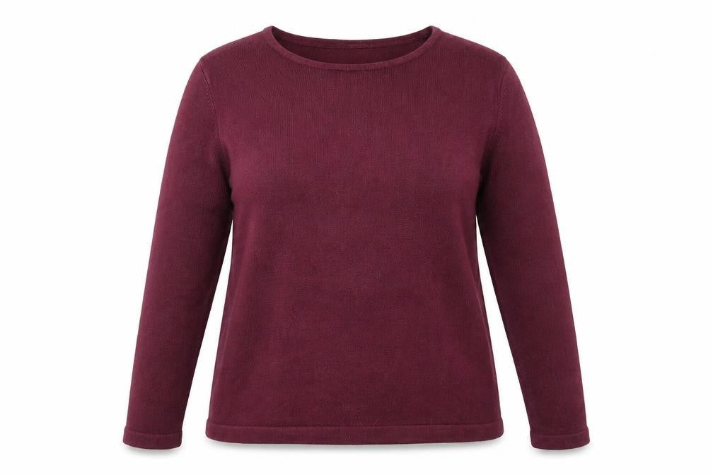 Papaya Womens Purple  Knit Pullover Jumper Size 14
