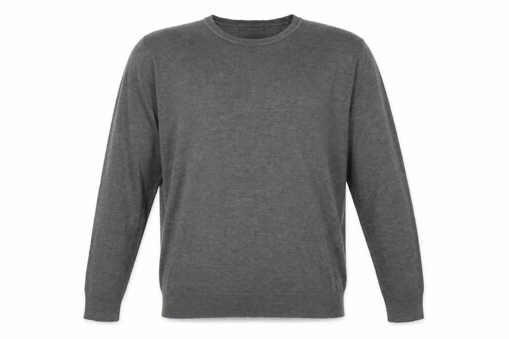 George Mens Grey  Knit Pullover Jumper Size L