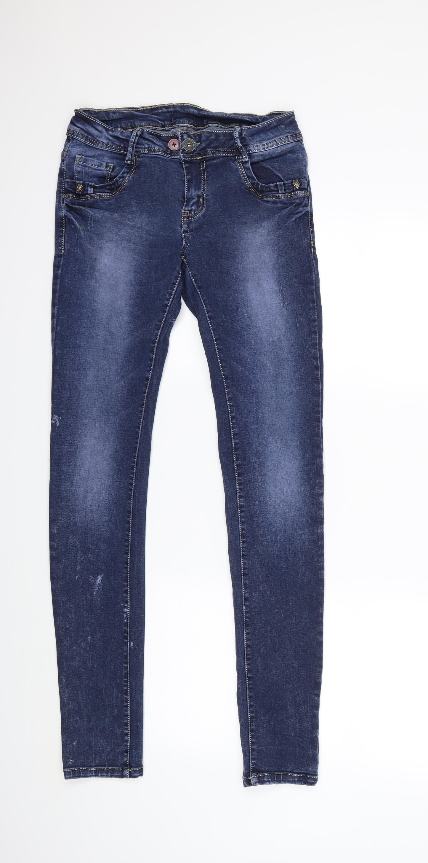 Fashion Jeans Womens Blue  Denim Skinny Jeans Size 26 in L30 in