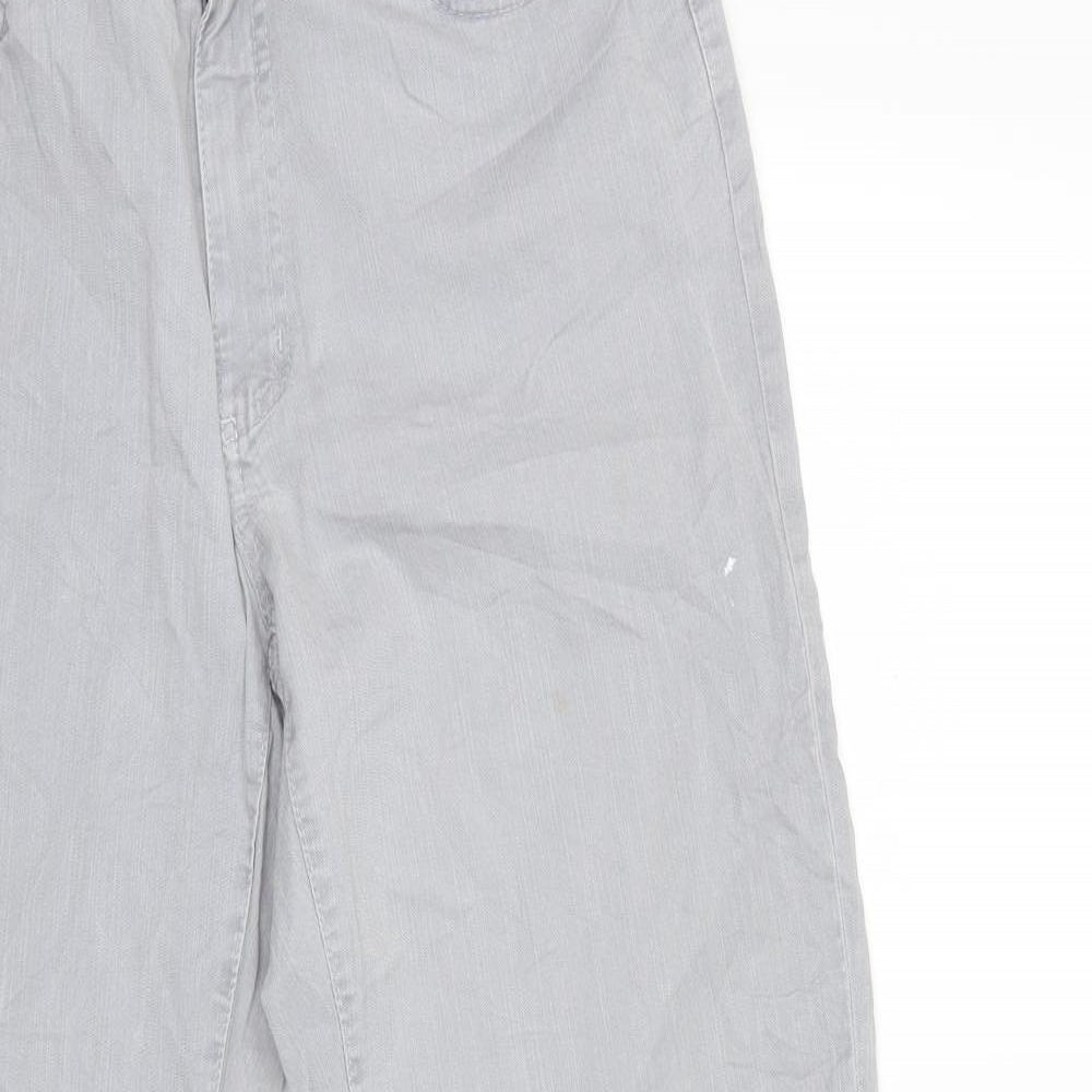 Angels Womens Grey  Denim Straight Jeans Size 16 L28 in