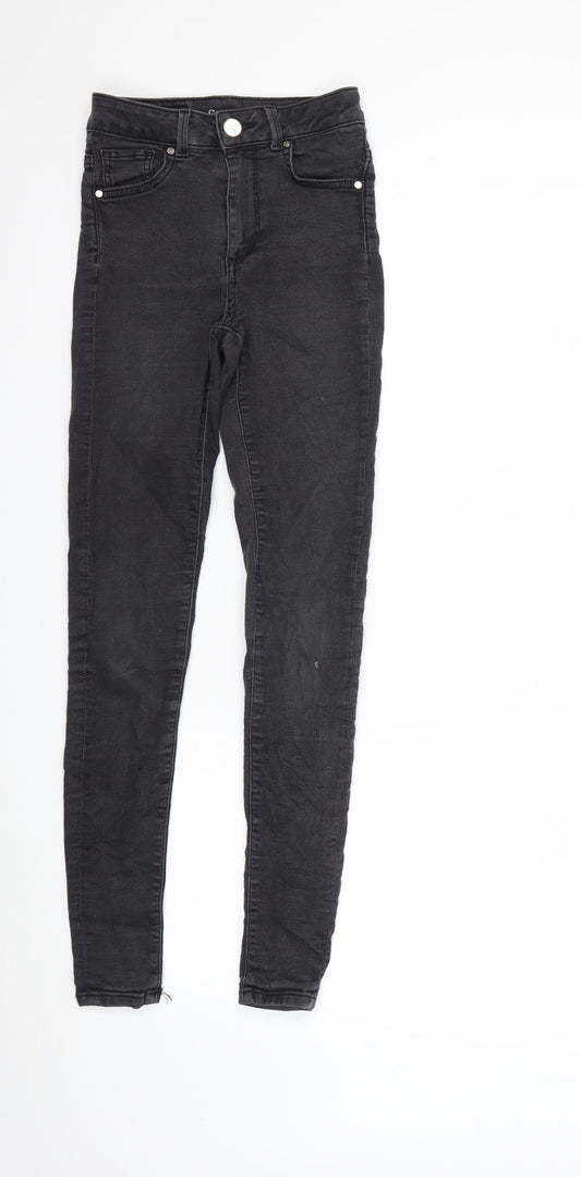 Preworn Womens Grey  Denim Skinny Jeans Size XS L27 in
