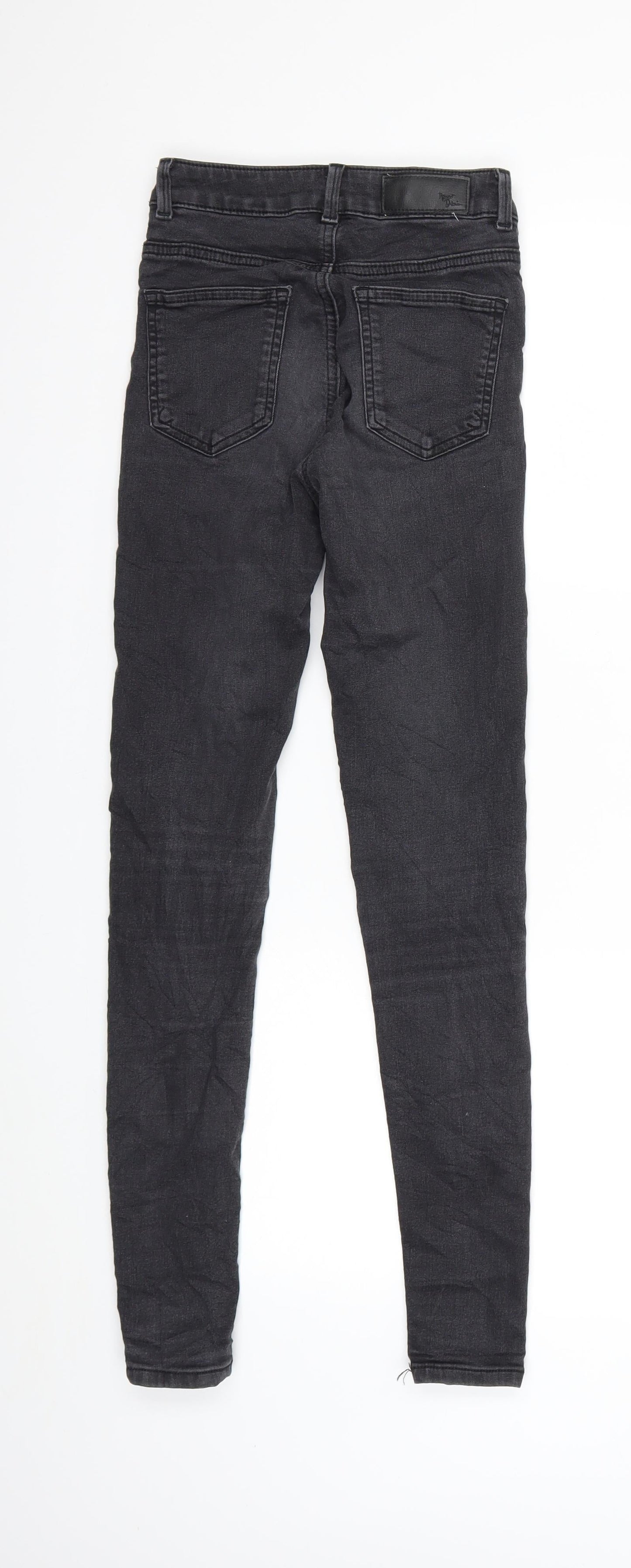 Preworn Womens Grey  Denim Skinny Jeans Size XS L27 in