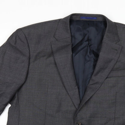 Next Mens Grey   Jacket Suit Jacket Size 42