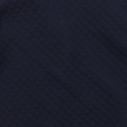 Bonmarché Womens Blue Quilted Coat Size 16