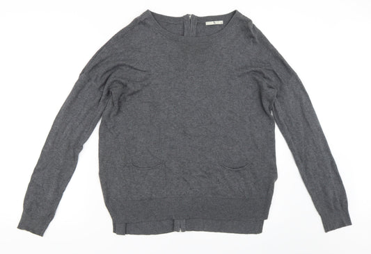 TU Womens Grey   Pullover Jumper Size 10