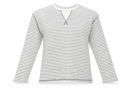 Marks & Spencer Womens White Striped  Pullover Jumper Size 12