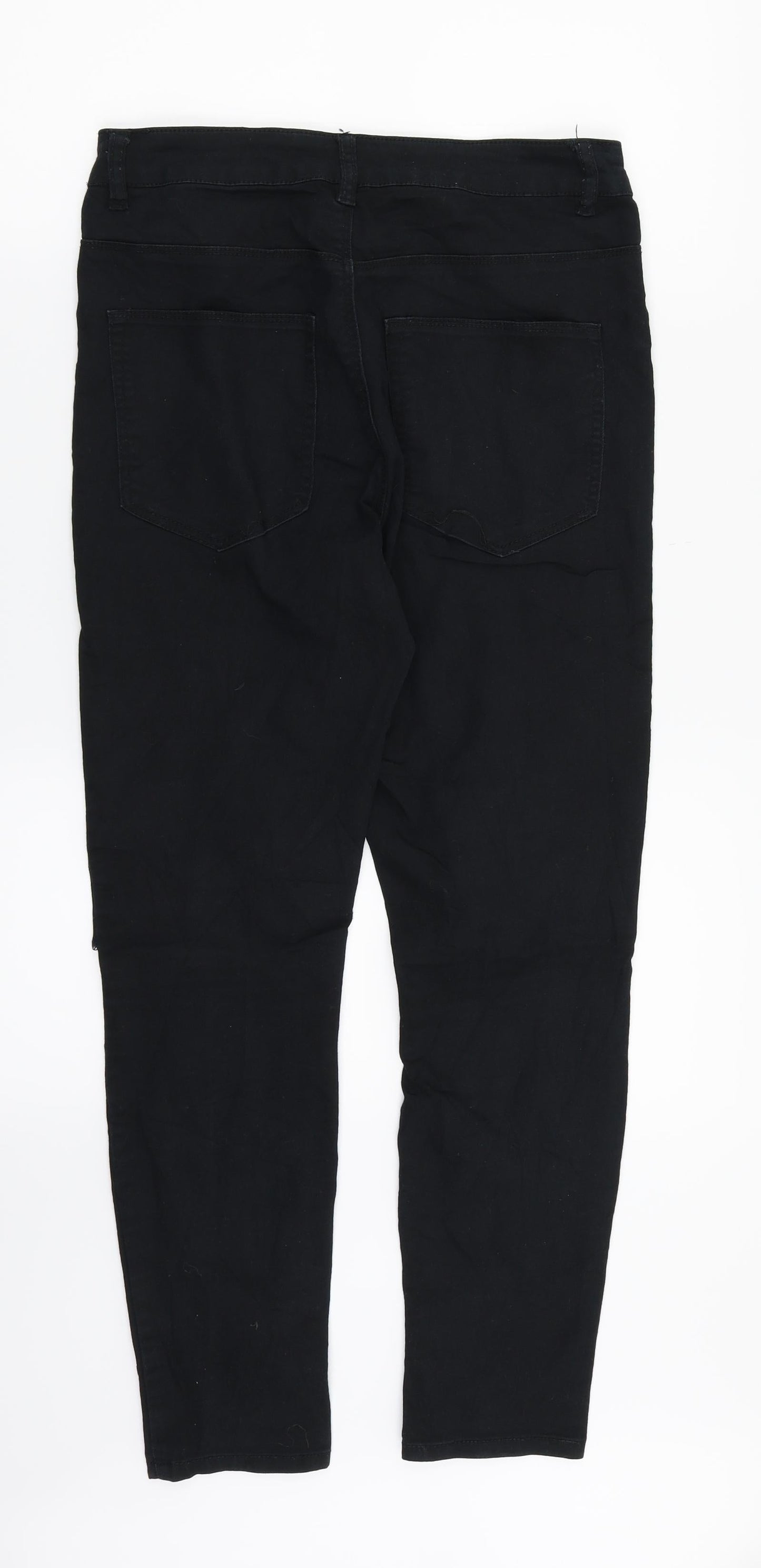 Bik bok Womens Black  Denim Straight Jeans Size M L26 in