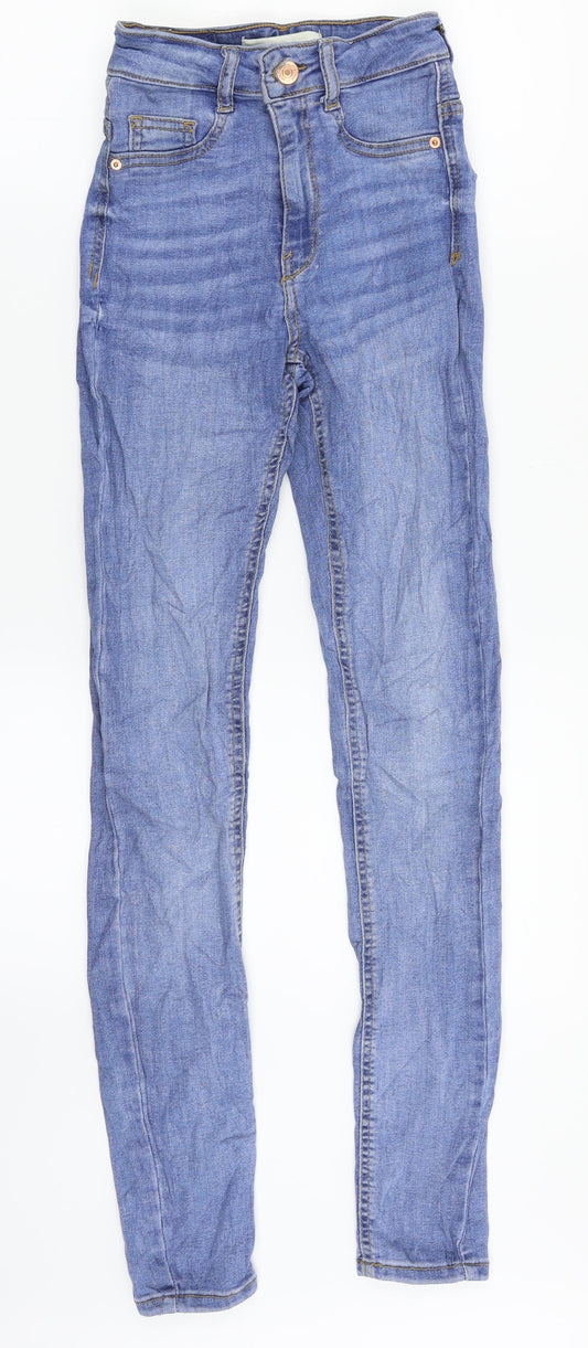 Ginatricot Womens Blue  Denim Skinny Jeans Size XS L27 in