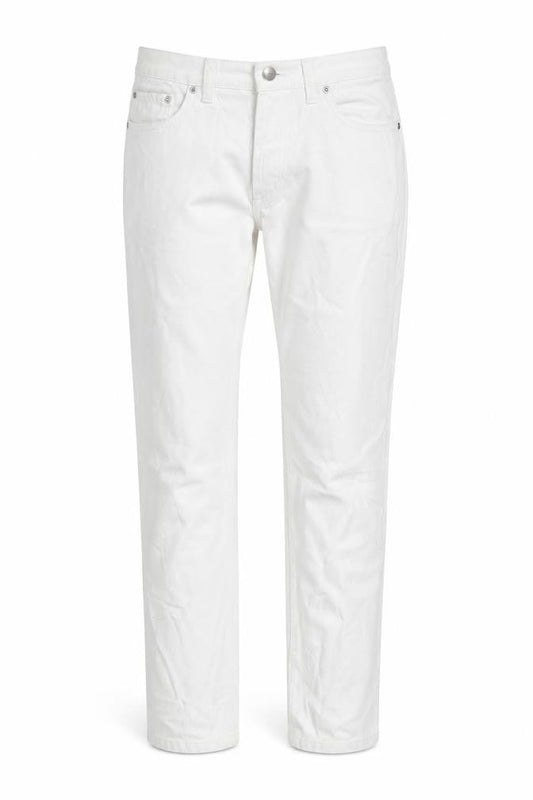 Bik Bok Womens White  Denim Straight Jeans Size S L27 in