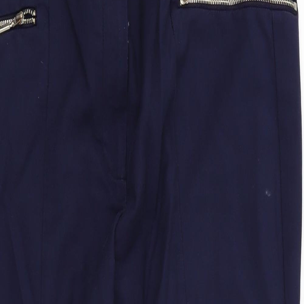 F&F Womens Blue   Dress Pants Trousers Size 14 L26 in