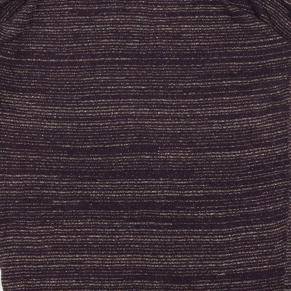 Gap Womens Purple Striped  Pullover Jumper Size S