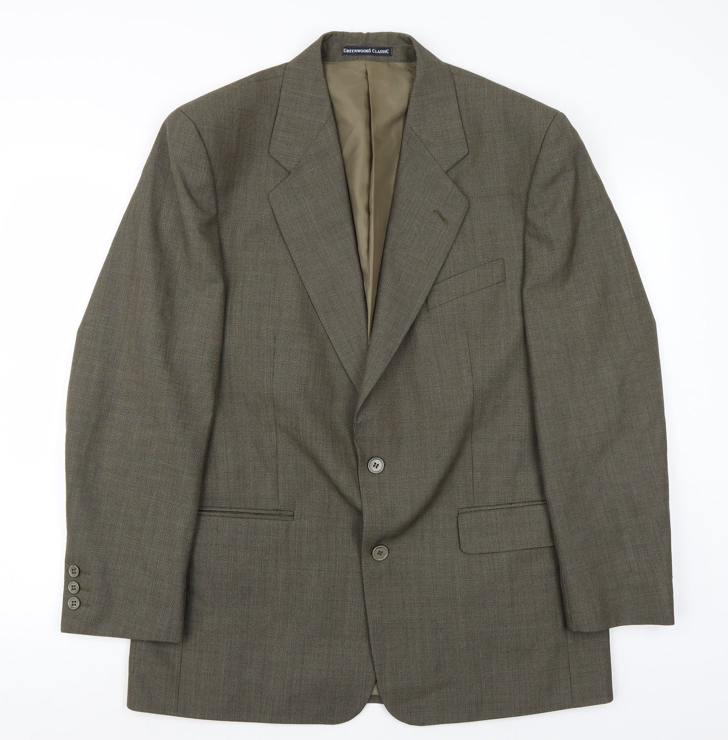 Greenwoods Classic Mens Green   Jacket Suit Size 40