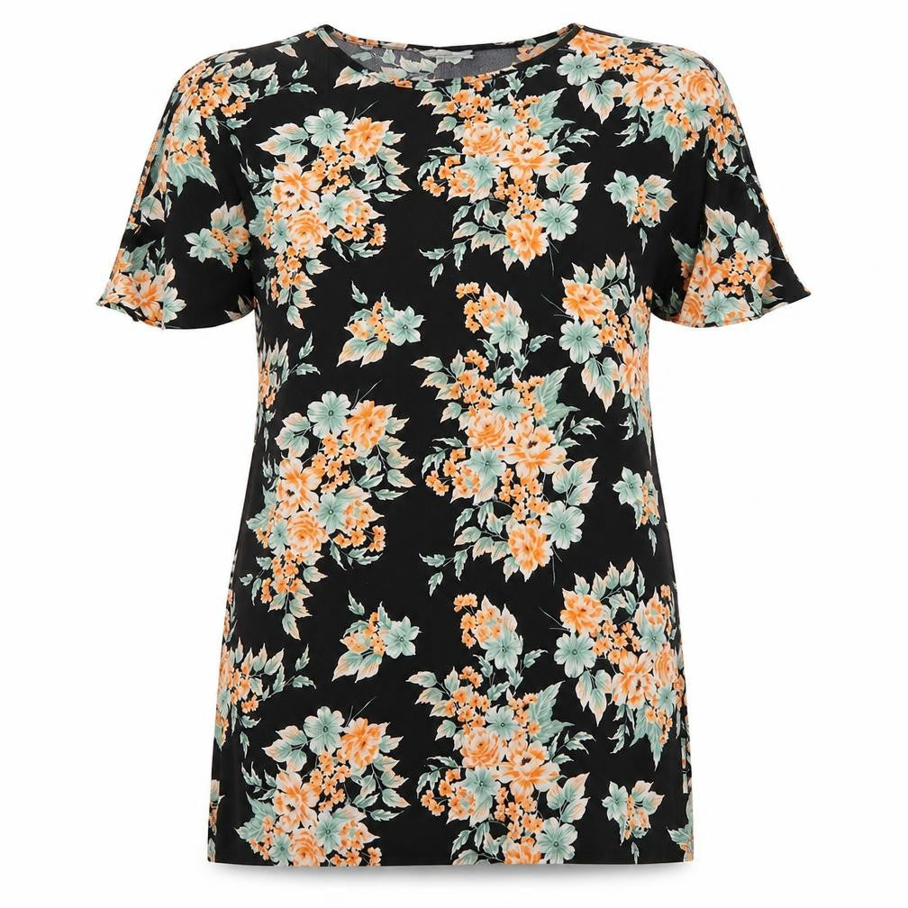 Peacocks Womens Black   A-Line  Size 14