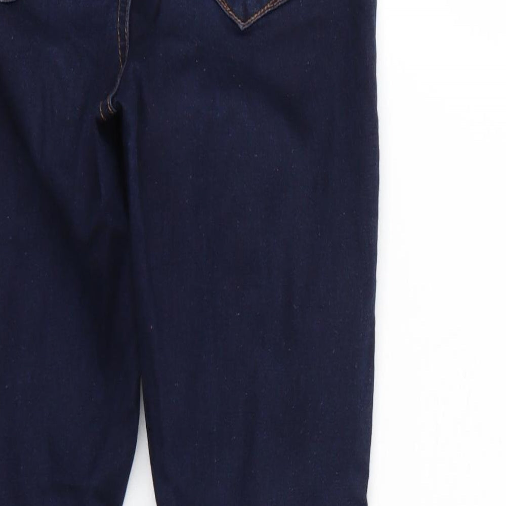 Denim & Co. Womens Blue   Skinny Jeans Size 8 L28 in