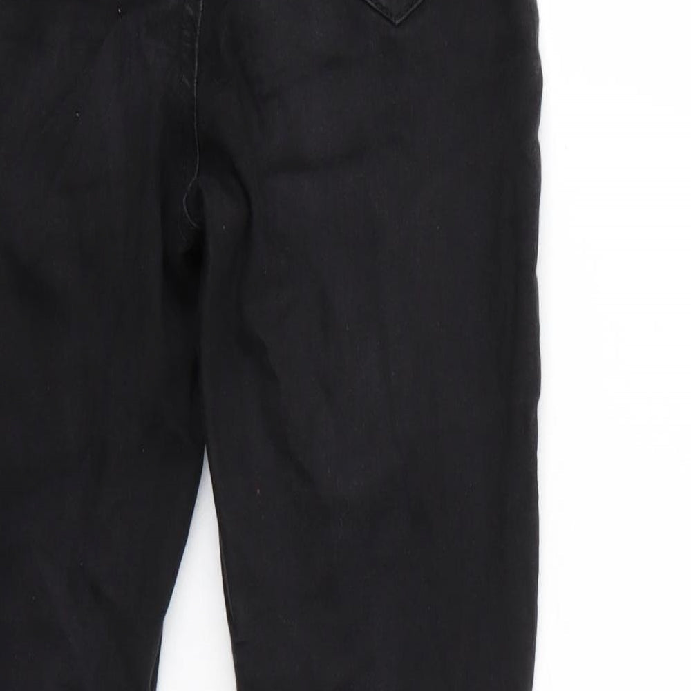 Denim & Co. Womens Black   Skinny Jeans Size 8 L27 in