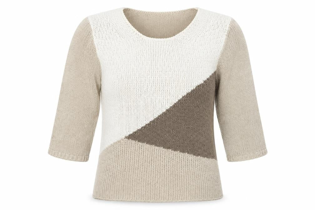 marble Womens Beige   Basic T-Shirt Size 2