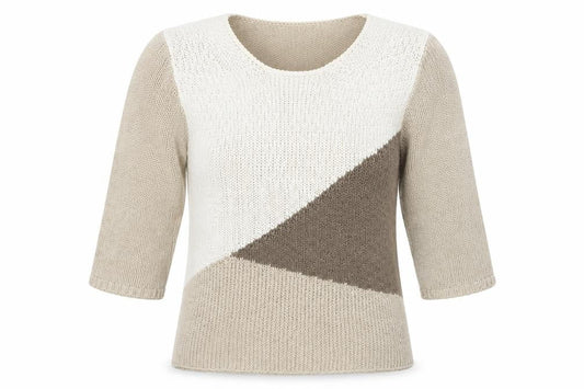 marble Womens Beige   Basic T-Shirt Size 2