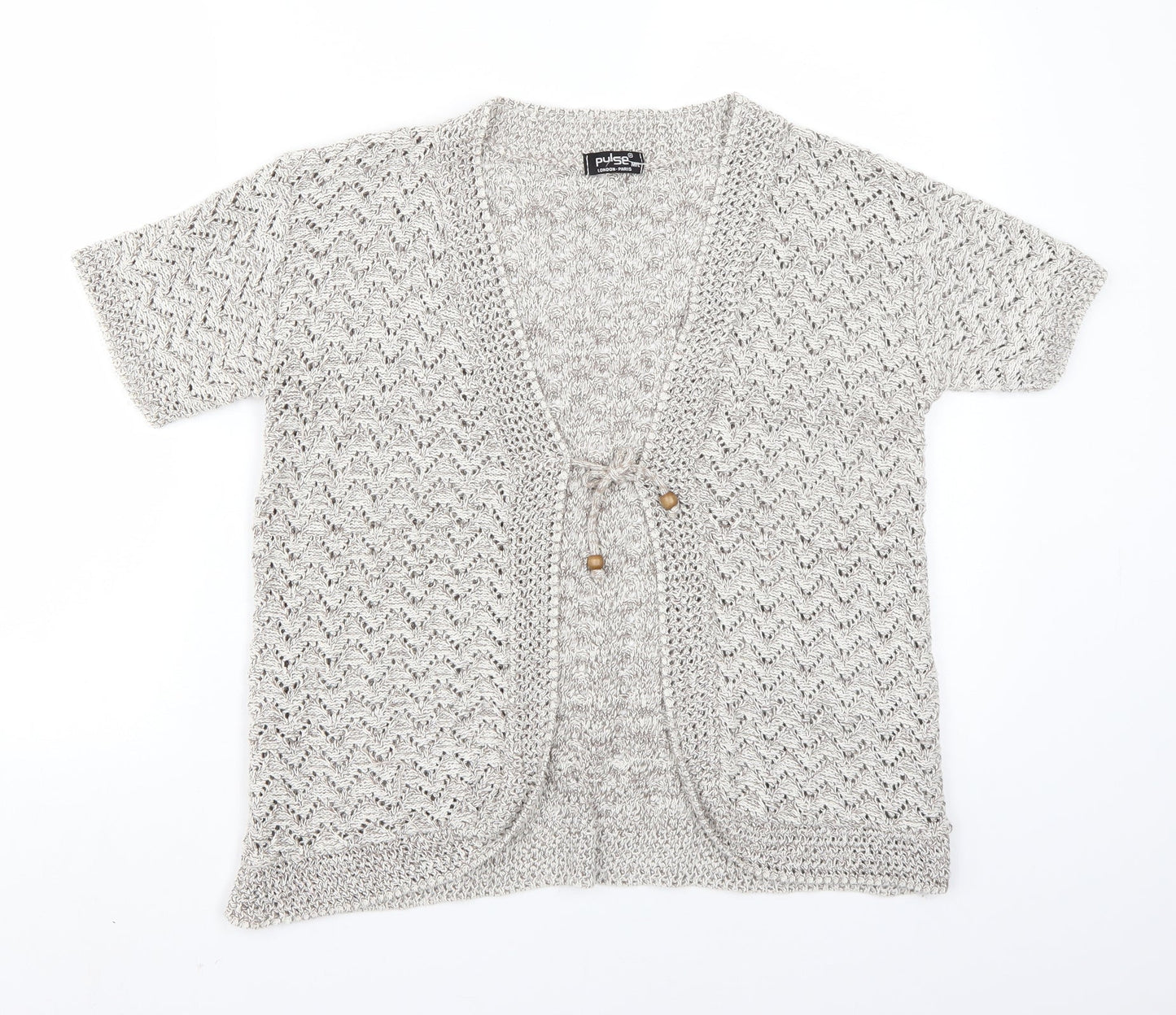 Pulse Womens Grey   Cardigan Jumper Size L