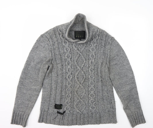 Rv605 Mens Grey   Pullover Jumper Size M