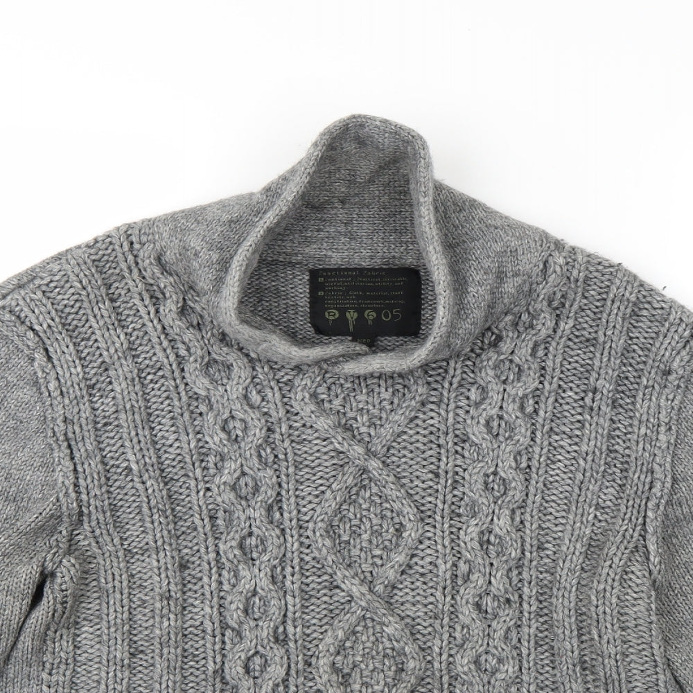 Rv605 Mens Grey   Pullover Jumper Size M